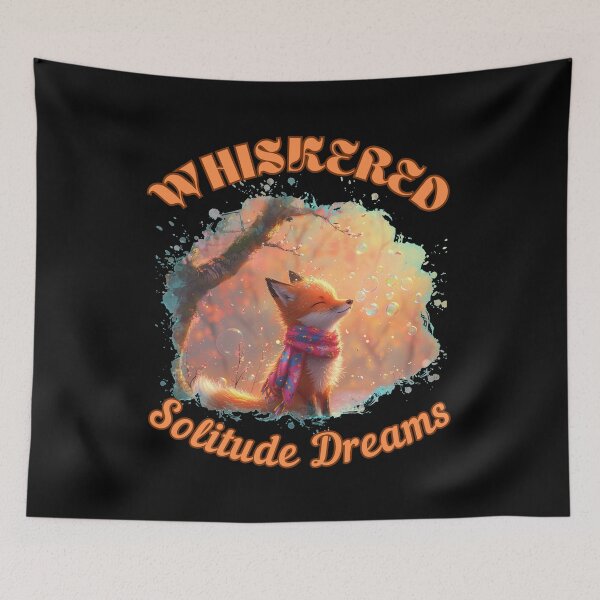 Item preview, Whiskered Solitude Dreams. fox portrait designed and sold by FoxVibes.