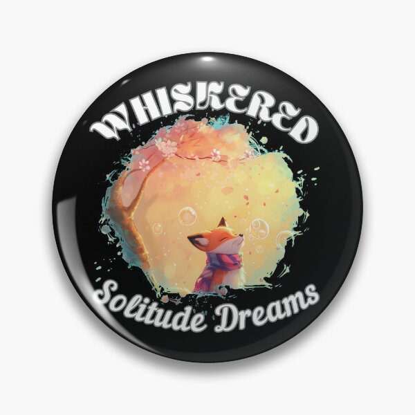 Item preview, Whiskered Solitude Dreams. fox quote designed and sold by FoxVibes.