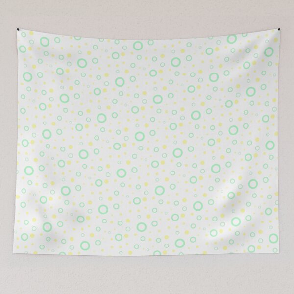 Item preview, Lemon & Lime Circle Bubble Dots Unlimited Ornaments Pattern designed and sold by Alchemy-A-La-G.