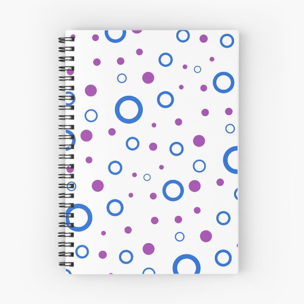Item preview, Blue & Purple Circle Bubble Dots Unlimited Ornaments Pattern designed and sold by Alchemy-A-La-G.