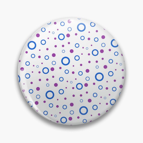 Item preview, Blue & Purple Circle Bubble Dots Unlimited Ornaments Pattern designed and sold by Alchemy-A-La-G.