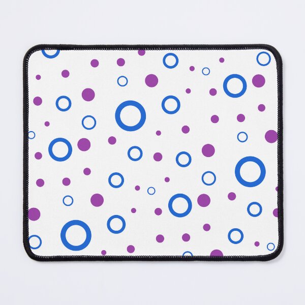 Item preview, Blue & Purple Circle Bubble Dots Unlimited Ornaments Pattern designed and sold by Alchemy-A-La-G.