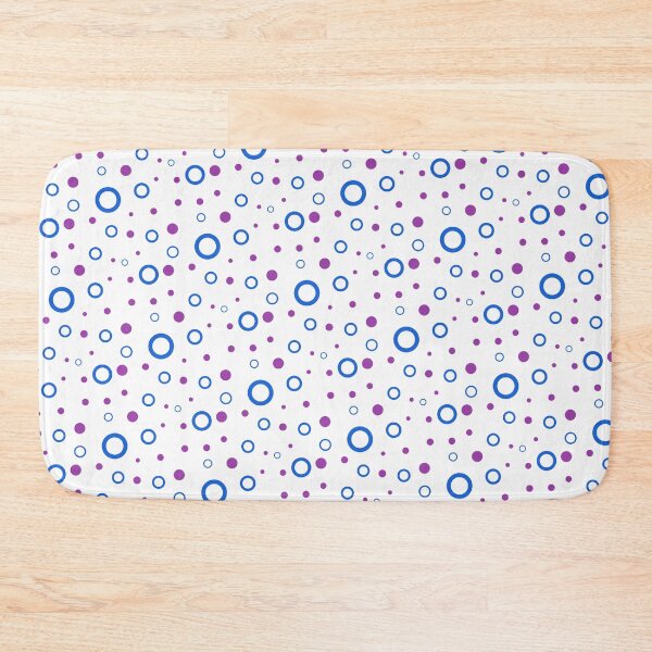 Item preview, Blue & Purple Circle Bubble Dots Unlimited Ornaments Pattern designed and sold by Alchemy-A-La-G.