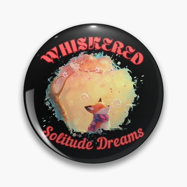 Item preview, Whiskered Solitude Dreams. retro fox designed and sold by FoxVibes.
