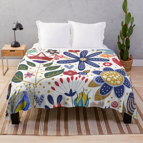 Item preview, Floral aesthetic cozy comforter by Belle Treasure Chest designed and sold by Luetta Stuger- Fleming.