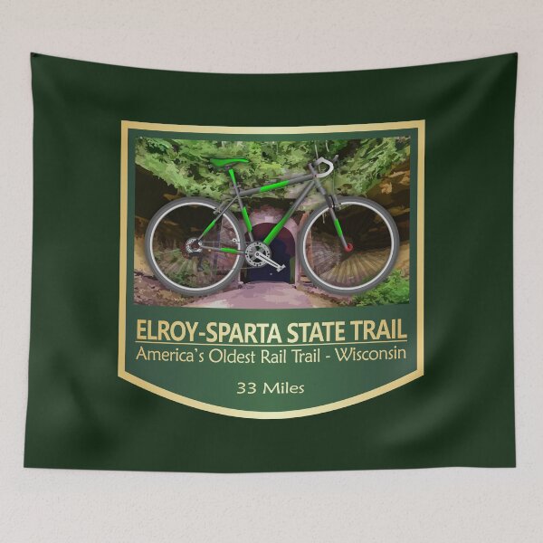 Item preview, Elroy-Sparta State Trail (bike2) designed and sold by curranmorgan.