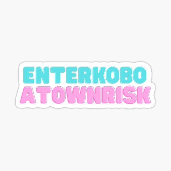 enter kobo at own risk Sticker
