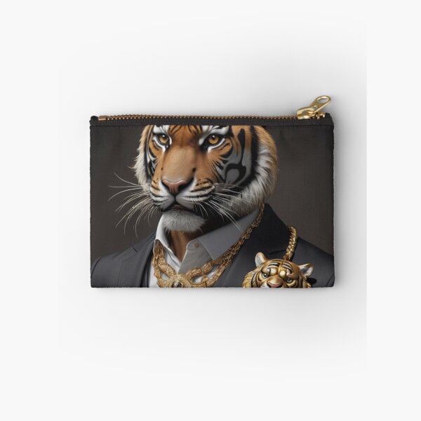 Item preview, Gold Tiger Portrait designed and sold by Lazoni.
