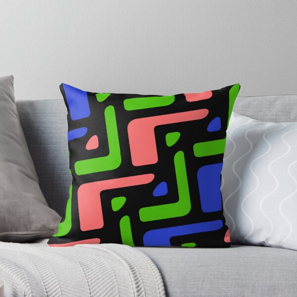 Item preview, Blue Green & Pink Seamless African Unlimited Ornaments Pattern designed and sold by Alchemy-A-La-G.