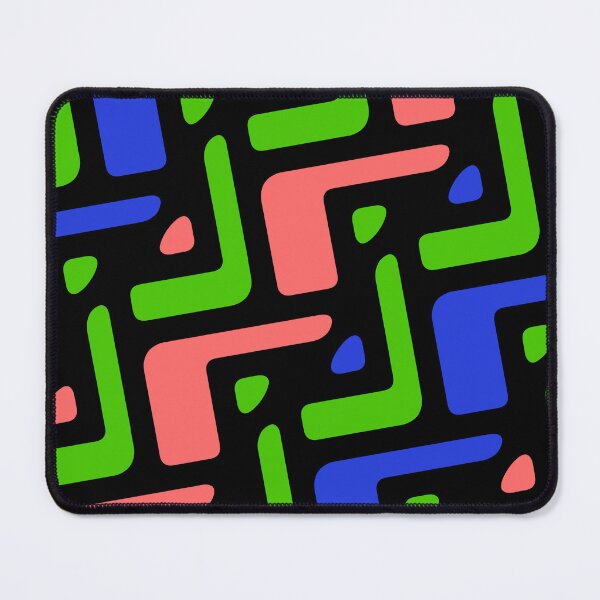 Item preview, Blue Green & Pink Seamless African Unlimited Ornaments Pattern designed and sold by Alchemy-A-La-G.