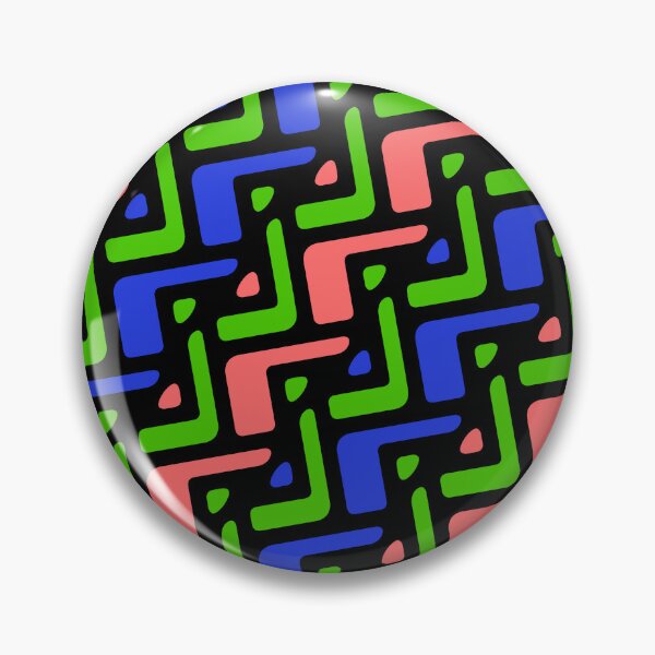 Item preview, Blue Green & Pink Seamless African Unlimited Ornaments Pattern designed and sold by Alchemy-A-La-G.