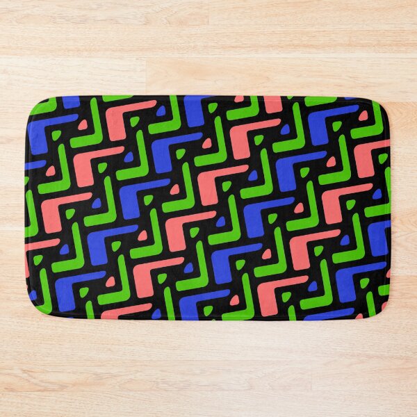 Item preview, Blue Green & Pink Seamless African Unlimited Ornaments Pattern designed and sold by Alchemy-A-La-G.