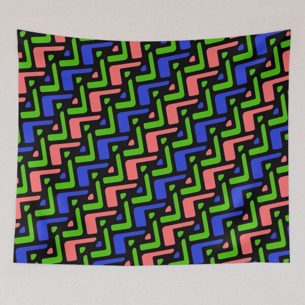 Item preview, Blue Green & Pink Seamless African Unlimited Ornaments Pattern designed and sold by Alchemy-A-La-G.