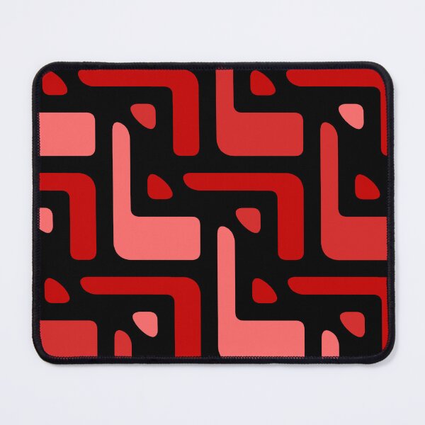 Item preview, Pink & Reds Seamless Alternating African Unlimited Ornaments Pattern designed and sold by Alchemy-A-La-G.