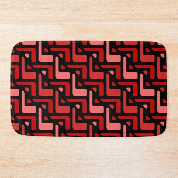 Item preview, Pink & Reds Seamless Alternating African Unlimited Ornaments Pattern designed and sold by Alchemy-A-La-G.
