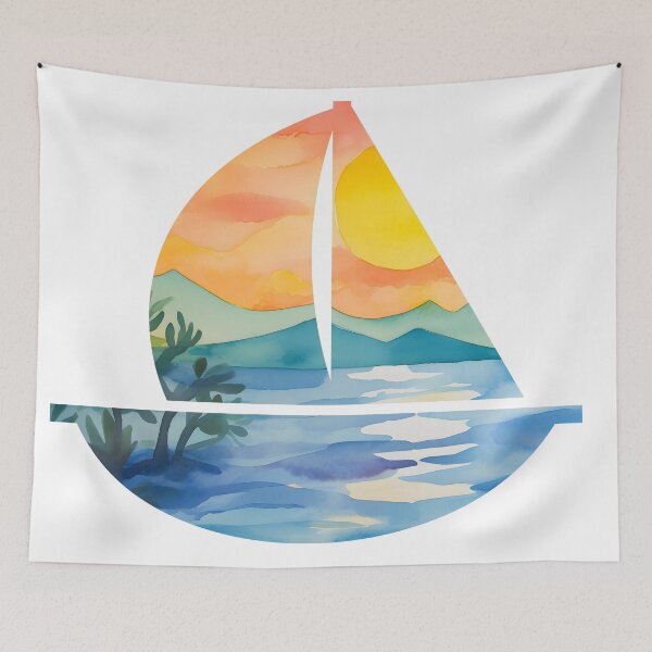 Item preview, Sunset Sail  designed and sold by StephanieLZ.