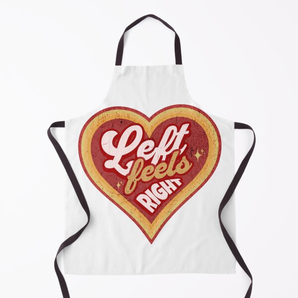Item preview, Left Feels Right retro heart design designed and sold by lefthandedelite.