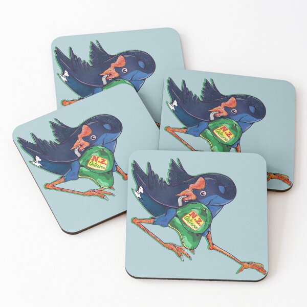 Item preview, Pukeko Stealing a campers hat designed and sold by piedaydesigns.