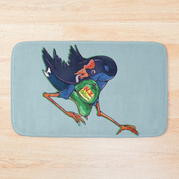 Item preview, Pukeko Stealing a campers hat designed and sold by piedaydesigns.