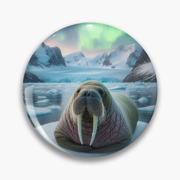 Item preview, Icebound Monarch - Walrus Sovereignty designed and sold by ProgressMagnet.