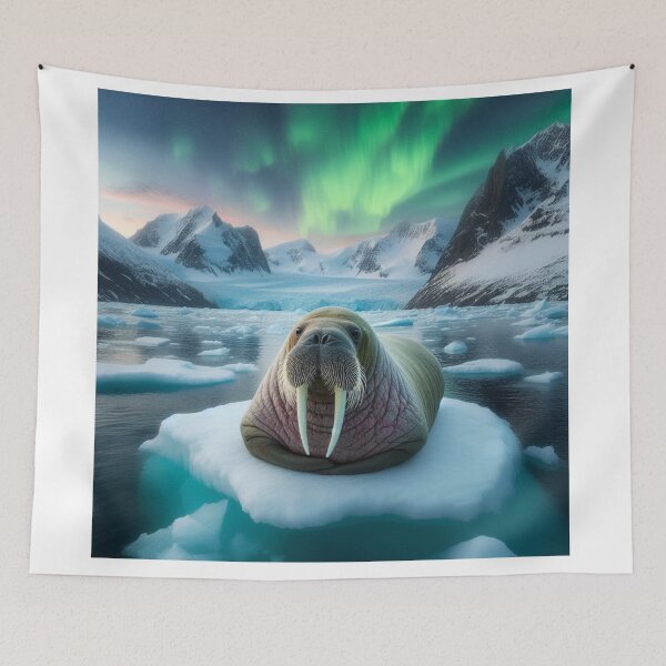 Item preview, Icebound Monarch - Walrus Sovereignty designed and sold by ProgressMagnet.