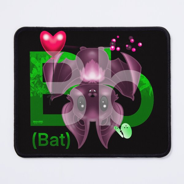 Item preview, 'Weird Animals A-Z Bat designed and sold by MetroInk.