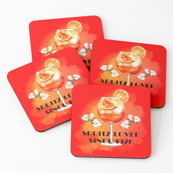 Item preview, Spritz Lover 1970, watercolor, aperol, artwork designed and sold by Numbers-Art.