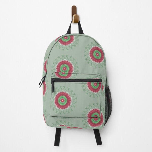 Item preview, Pomegranate bloom tile designed and sold by DruidOcelotArt.