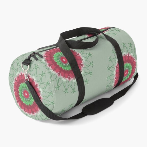 Item preview, Pomegranate bloom tile designed and sold by DruidOcelotArt.