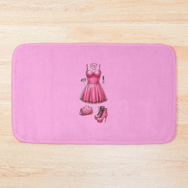 Artikelvorschau, Rosa Cocktailkleid - Modezeichnung entworfen und verkauft von AmberRoseWrites.
