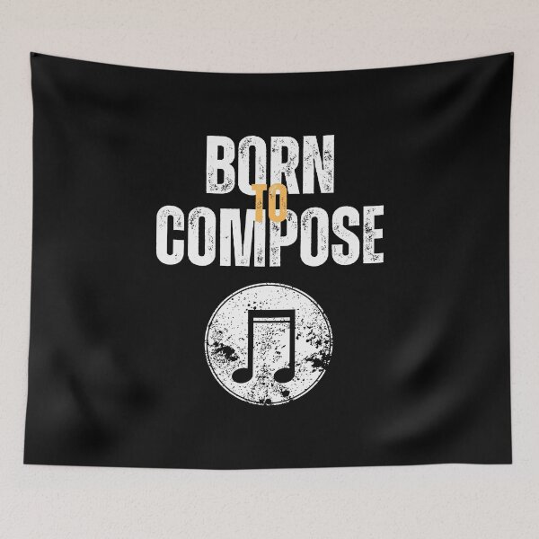 Item preview, Born to compose designed and sold by annoying-shirts.