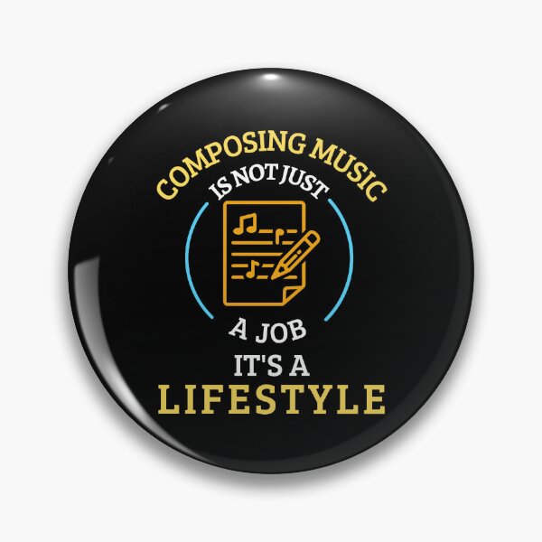 Item preview, Composing music is not just a job it's a lifestyle designed and sold by annoying-shirts.