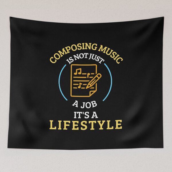 Item preview, Composing music is not just a job it's a lifestyle designed and sold by annoying-shirts.