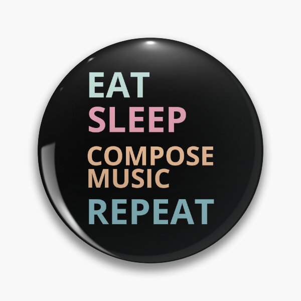 Item preview, Eat sleep compose music sleep designed and sold by annoying-shirts.
