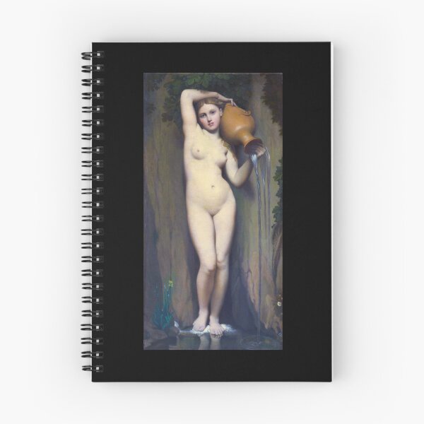 Item preview, The Source Painting by Jean Auguste Dominique Ingres The Spring designed and sold by TeeARTHY.