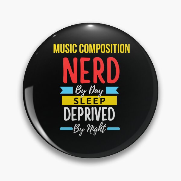 Item preview, Music composition nerd by day sleep deprived by night designed and sold by annoying-shirts.