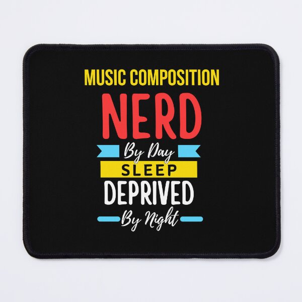 Item preview, Music composition nerd by day sleep deprived by night designed and sold by annoying-shirts.