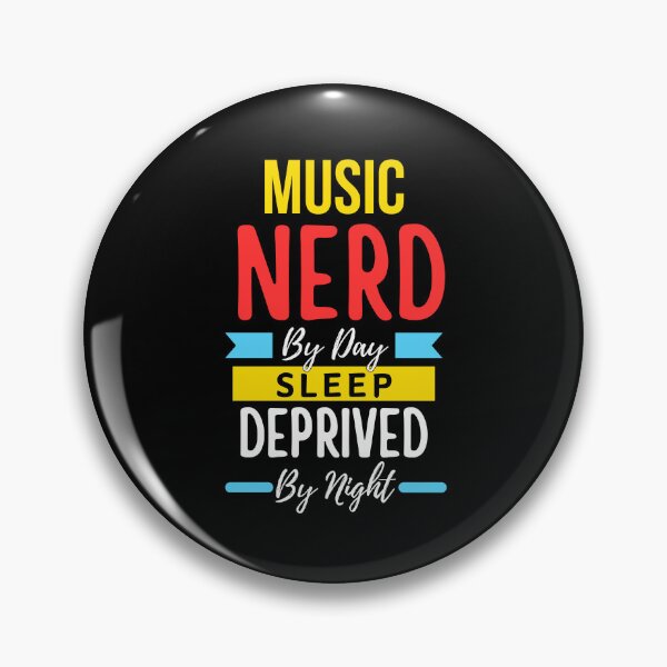 Item preview, Music nerd by day sleep deprived by night designed and sold by annoying-shirts.