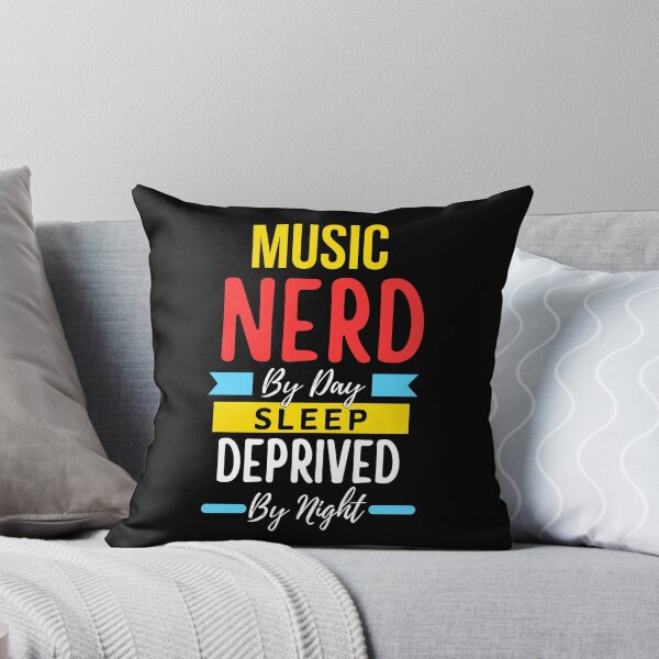 Item preview, Music nerd by day sleep deprived by night designed and sold by annoying-shirts.