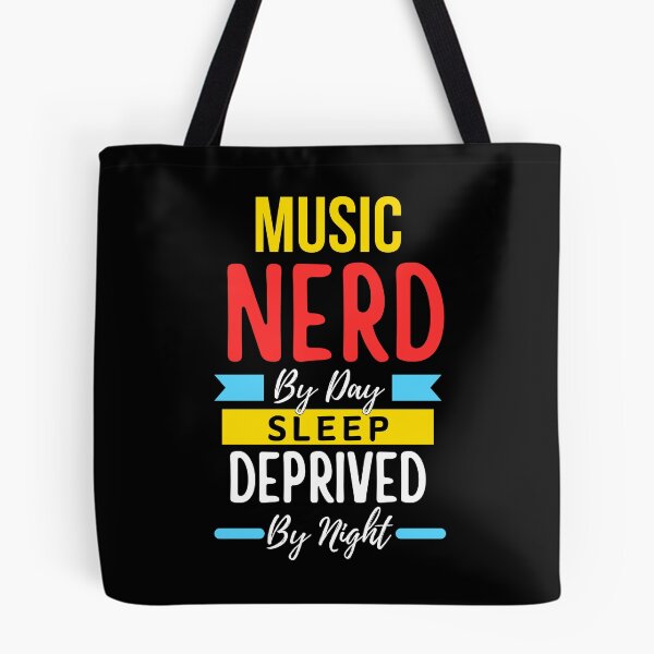 Item preview, Music nerd by day sleep deprived by night designed and sold by annoying-shirts.