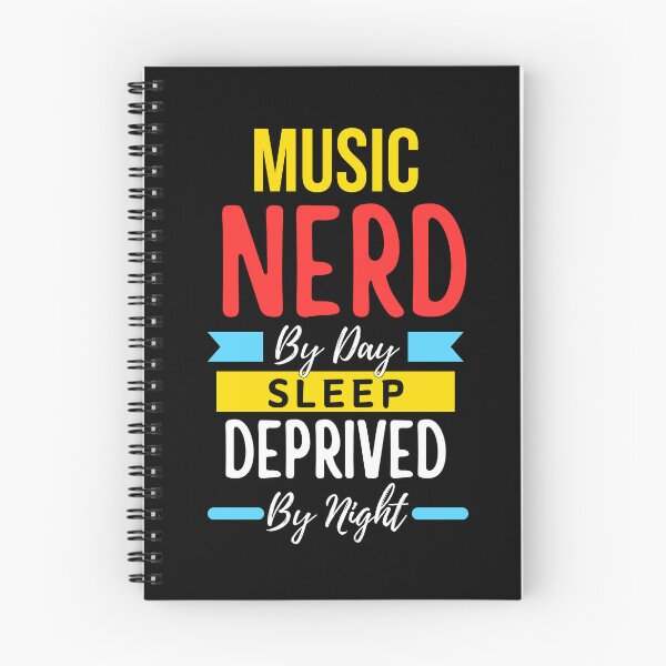 Item preview, Music nerd by day sleep deprived by night designed and sold by annoying-shirts.