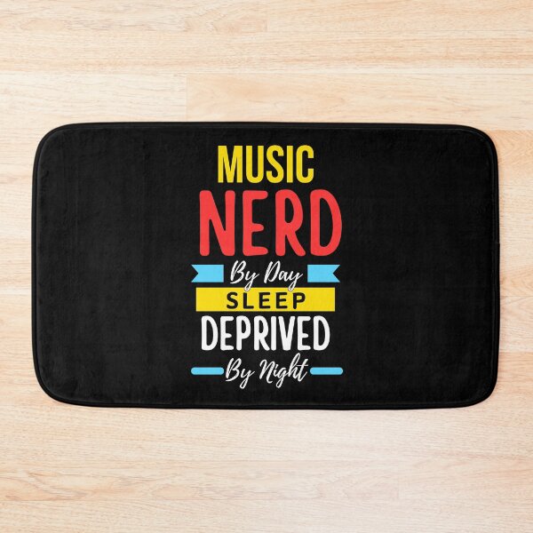 Item preview, Music nerd by day sleep deprived by night designed and sold by annoying-shirts.