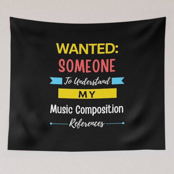 Item preview, Wanted someone to understand my music composition references designed and sold by annoying-shirts.