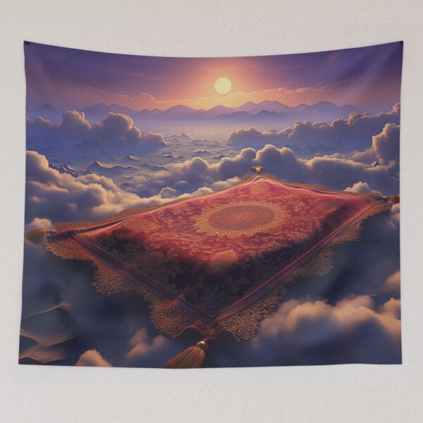 Item preview, A magic carpet in the clouds at sunset. designed and sold by ArtbyJanineTate.