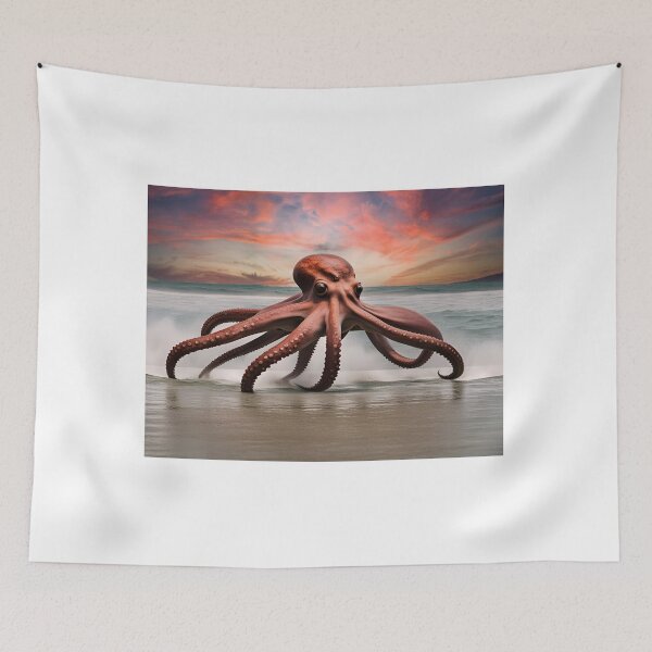 Item preview, Beach Octopus designed and sold by Daveidaho.