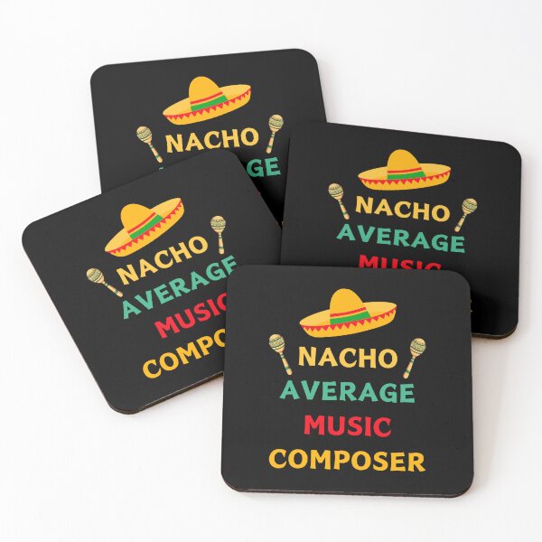 Item preview, Nacho average music composer designed and sold by annoying-shirts.