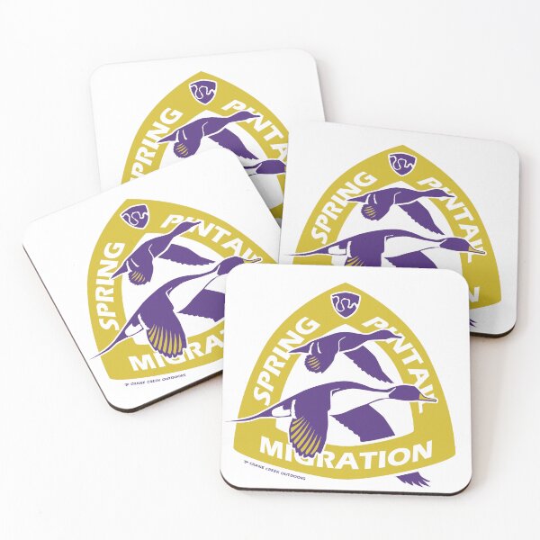 Item preview, Spring Pintail Migration, Purple and Gold Triangle designed and sold by CraneCreek.
