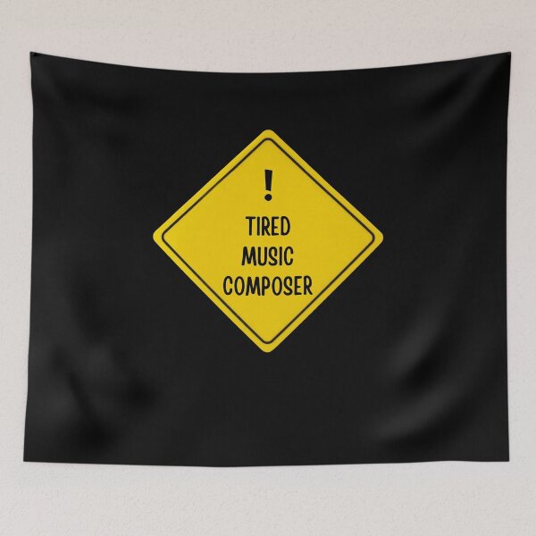 Item preview, Tired music composer designed and sold by annoying-shirts.