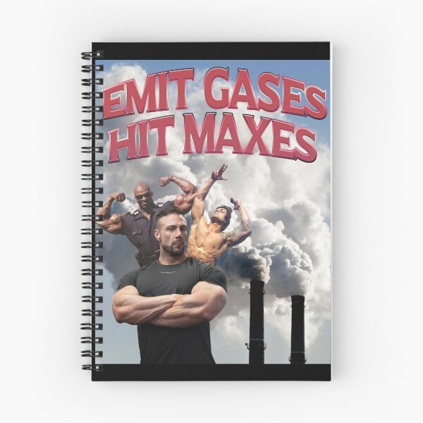Item preview, Emit Gases, Hit Maxes designed and sold by joshemf.