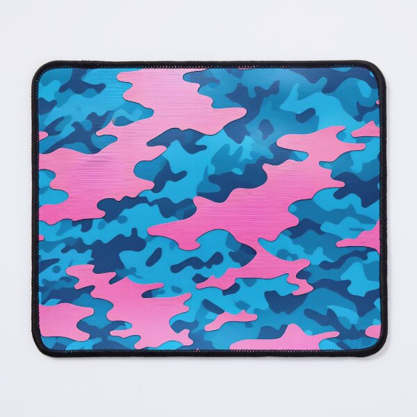Item preview, Pink Blue Camouflage Pattern designed and sold by TheArtOfPat.